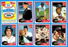 1981 Coca Cola Detroit Tigers Team Set (ex-mt) Trammell Morris Gibson 12 cards A