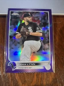 Lance Lynn 2022 Topps Chrome Purple Refractor #60 Chicago White Sox /250 - Picture 1 of 6