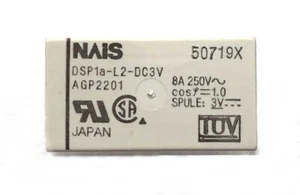 1pc NAIS DSP1A-L2-DC3V Power Relay 3VDC 6Pin 8A 250V - Picture 1 of 5