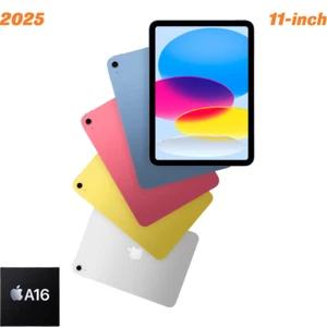 New 2025 Apple iPad 11-inch (A16) 11th Gen, Choose Color, Storage, Connectivity - Picture 1 of 10
