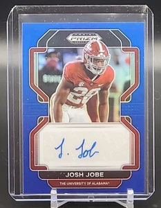 2023 Panini Prizm Draft Josh Jobe Blue Prizm Auto /149 Alabama Eagles - Bild 1 von 2