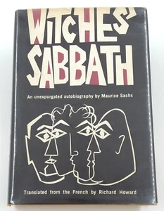 Witches' Sabbath by Maurice Sachs, trans. Richard Howard, 1964, HCDJ, First Ed - Picture 1 of 3