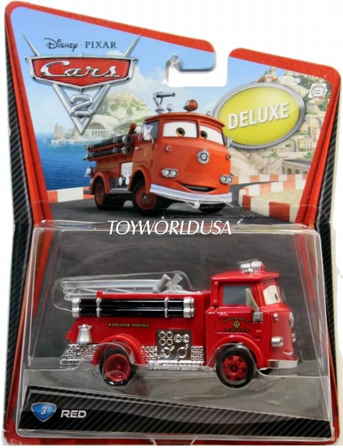 2010 Disney Pixar Cars 2 Deluxe Red #3 V2846 - Image 1 of 1