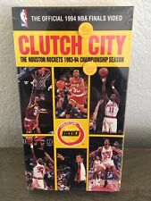 Clutch City Houston Rockets 1993-1994 Championship Season VHS NEW SEALED