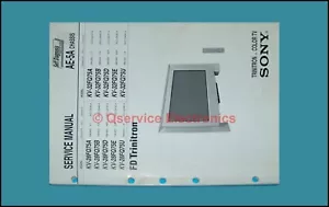 Sony KV-28FQ75 KV-32FQ75 CRT TV originale stampato manuale di servizio - Foto 1 di 1
