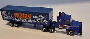 Matchbox International CY16 Convoy 1983 Scania Box Truck Matey Bubble Bath e8 - Picture 1 of 7