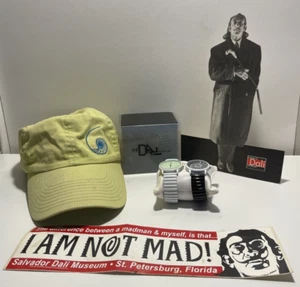 salvador dali museum souvenir lot hat watches sticker cut out - Picture 1 of 10