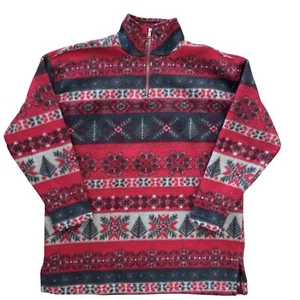 Vintage MODA INT'L Women’s Pullover Sweater -  Small Fair Isle Floral Winter - Picture 1 of 6