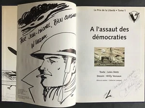 LE PRIX DE LA LIBERTÉ À l’assaut des démocraties TT + dessin dédicacé État neuf - Foto 1 di 8
