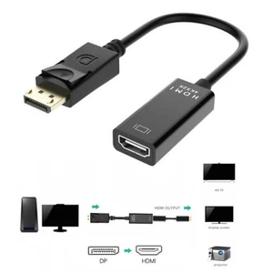 D35 DisplayPort auf HDMI Adapter 4Kx2K DP Stecker zu HDMI Buchse Konverter 25cm - Afbeelding 1 van 9