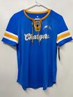 Los Angeles Chargers Fanatics Womens M Original State Lace-Up Top T-Shirt Jersey Only $28.46 on eBay