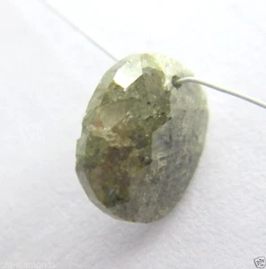 1,63 KT ROSENSCHLIFF DIAMANT PERLE GRAUE FARBE OVALE FORM 8,48 X 6,80 X 2,89 MM - Bild 1 von 5