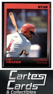 Lou Frazier 1989 Star Columbus Mudcats #10  Houston Astros
