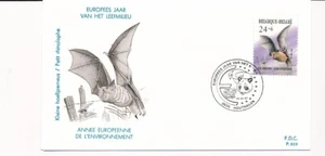 D73439 Belgium FDC P.820 European Environment Year Bats Houthalen - Picture 1 of 1