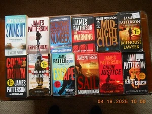 Lot of 12 Paperback Books By James Patterson..Stand Alone Books - Picture 1 of 2