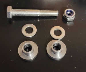 HPM Powersports Yamaha Blaster YFS200 88-06 Rear Shock Conversion Bushings SS - Picture 1 of 2