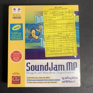 SoundJam MP Digital Audio System for Mac - MP3 Player Software Mac OS 7.6 to 9.2 - Picture 1 of 8