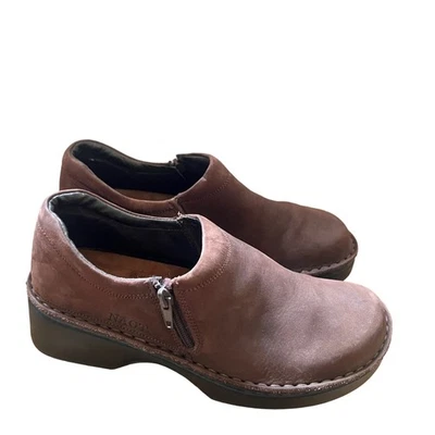 Zapatos Mocasines Naot Talla 36 EE. UU. 5-5,5 Marrón Arianna Cuero Sin Cordones Cómodos Foto 1 de 4