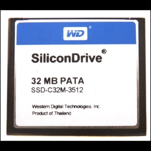10er Pack WD SSD-C32M-3512 SiliconDrive 32 MB kommerzielle Compact Flash Karte - Bild 1 von 2