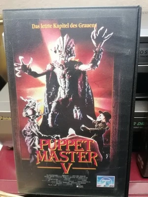 VHS Rarität: PUPPET MASTER V (1994) UNCUT ab 16 J ( 5. TEIL DER FILMREIHE) - Bild 1 von 2