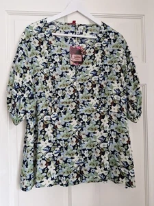 Womans Joe Browns Blouse Size 20 Brand New With Tags Beautiful Floral Pattern - Picture 1 of 7