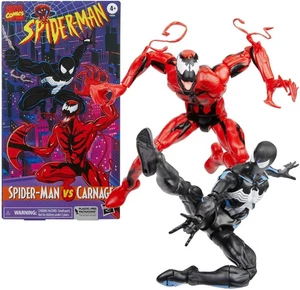 Marvel Legends Retro Series Symbiote Spider-Man vs Carnage 6" Action Figure KO - - Bild 1 von 15