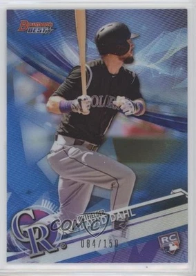 2017 Bowman's Best Blue Refractor /150 David Dahl #11 Rookie RC - Image 1 of 2