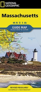 National Geographic GuideMap MA Massachusetts Road Map & Travel Guide GM01020315 - Picture 1 of 1