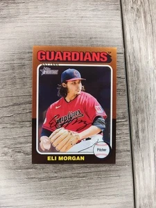 2024 Topps Heritage Alto Número Eli Morgan Cromo/699 #84 Guardianes - Imagen 1 de 2