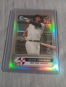 2020 Bowman - Spanning the Globe Chrome Jasson Dominguez #STG-JD (RC) - Picture 1 of 2