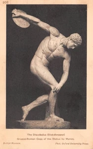 Vintage Postcard Discobolus Statue British Museum London, Engla 7.18.2025-2-0040 - Picture 1 of 2