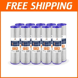 Paquete de 10 filtros de sedimentos plisados de 20 pulgadas - 5 micras para compatibilidad universal - Imagen 1 de 10
