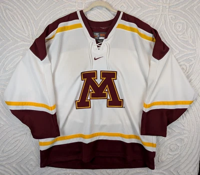 Nike Bauer Minnesota Golden Gophers Hockey Jersey Center Swoosh Logo Size XXL - Image 1 of 4