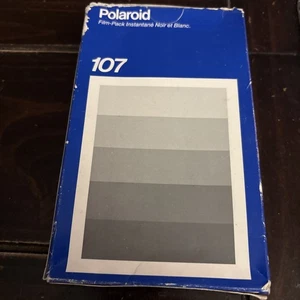 Polaroid 107 Instant Black & White Pack of 8 Film - Picture 1 of 5