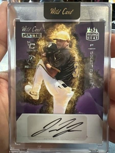 2024 Wild Card Matte “RISING HEAT “ JARED JONES 1/1 AUTO PIRATES - Picture 1 of 3