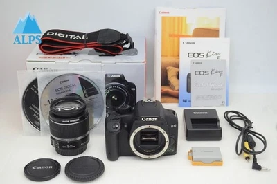 Canon EOS Kiss F / Rebel XS / 1000D Camera Body w/ EF-S 18-55mm IS #251030k - Image 1 of 4