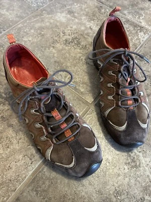 Jambu Women’s Brown & Orange Round Toe Lace Up Hiking Walking Shoes Sneakers 8M - Image 1 of 4