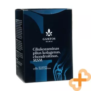GAMTOS NAMAI Glucosamine Collagen Chondroitin Msm 60 Tablets Joints - Picture 1 of 24