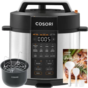COSORI Electric Pressure Cooker 5.7L, Recipe Book, 9-In-1 Multi Cooker, Steamer, - Picture 1 of 12