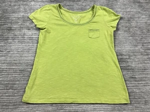 Sonoma Top Womens Medium Green Short Sleeve 100% Cotton Casual - Picture 1 of 9