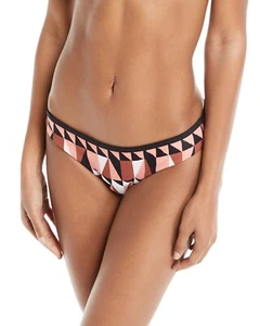Seafolly 147281 Women's Jagged Geo Hipster Bikini Bottom Burnt Amber Sz. 10 US - Picture 1 of 2