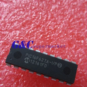 10 Stück PIC16F627A-I/P Blitz DIP18 dip-18 20MHz Mikrochip NEU - Bild 1 von 1