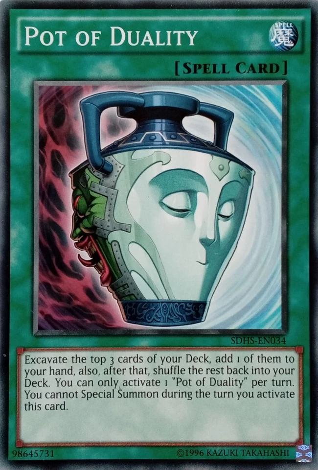 SDHS-EN034 POT OF DUALITY COMMON MIXED EDITION YuGiOh CARD - Image 1 of 1