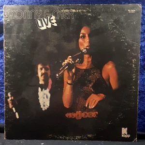 Sonny and Cher; "Sonny and Cher Live"; Kapp; KS 3654; 1971; Good - Imagen 1 de 6