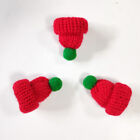 Christmas Knit Hat Christmas Tree Ornaments Hats Doll Hat Small Santa Claus Hat