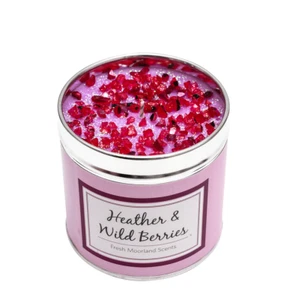 Best Kept Secrets stark duftende handgefertigte Zinnkerze Heide und Waldbeeren - Bild 1 von 4