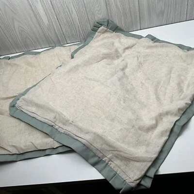 Croscill Gazebo 26" x 26" Euro Sham European Pillow Square - Green/Tan (READ) - Image 1 of 4