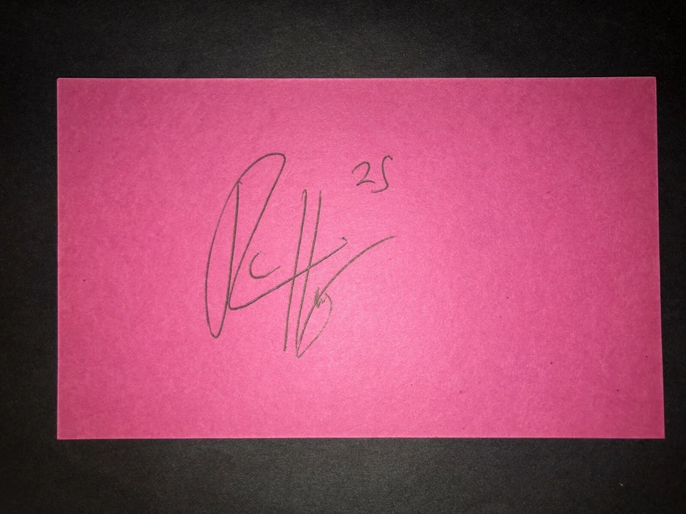 2016 A:Ryon Healy签名3x5卡 — 第 1/1 张图片