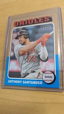 2024 Topps Heritage #9 Anthony Santander SP - Image 1 of 2