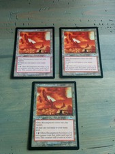3x Ghitu Encampment - Urza's Legacy MTG, NM condition